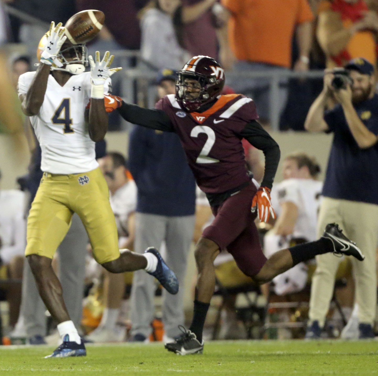 Notre Dame at Virginia Tech football